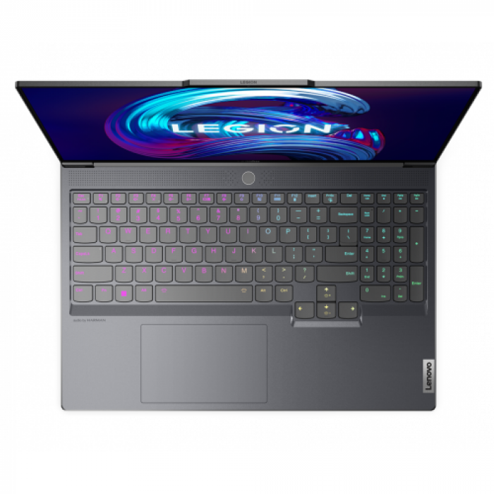 Laptop Lenovo Legion 7 16ARHA7, AMD Ryzen 7 6800H, 16inch, RAM 16GB, SSD 512GB, AMD Radeon RX 6700M 10GB, No OS, Storm Grey