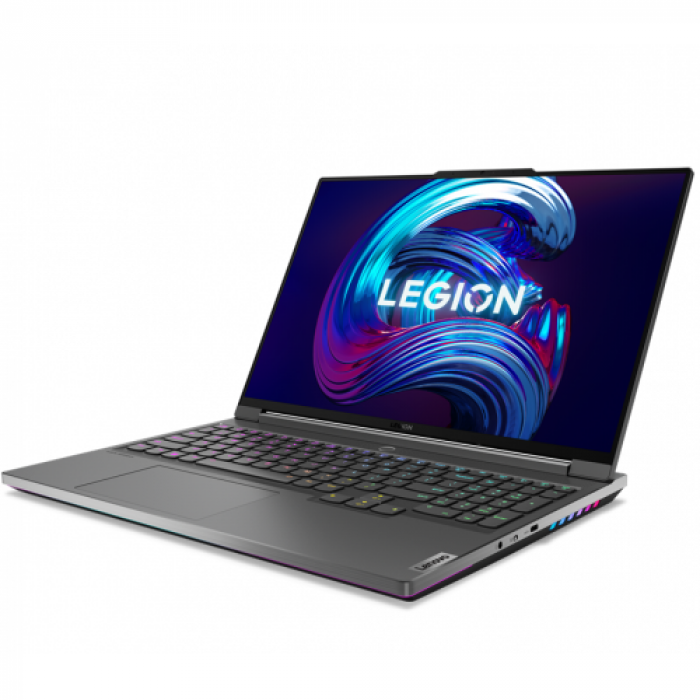 Laptop Lenovo Legion 7 16ARHA7, AMD Ryzen 7 6800H, 16inch, RAM 16GB, SSD 512GB, AMD Radeon RX 6700M 10GB, No OS, Storm Grey