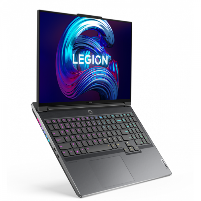 Laptop Lenovo Legion 7 16ARHA7, AMD Ryzen 7 6800H, 16inch, RAM 16GB, SSD 512GB, AMD Radeon RX 6700M 10GB, No OS, Storm Grey