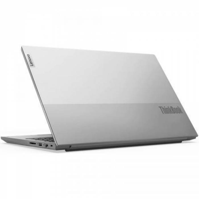 Laptop Lenovo ThinkBook 15 G3 ACL, AMD Ryzen 5 5500U, 15.6inch, RAM 8GB, SSD 512GB, AMD Radeon RX Vega 7, Windows 10 Pro, Mineral Gray