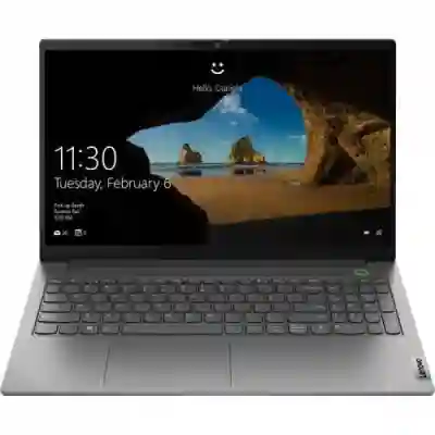 Laptop Lenovo ThinkBook 15 G3 ACL, AMD Ryzen 5 5600U, 15.6inch, RAM 16GB, SSD 512GB, AMD Radeon RX Vega 7, Windows 11 Pro, Mineral Gray