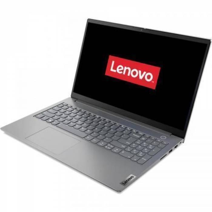 Laptop Lenovo ThinkBook 15 G3 ACL, AMD Ryzen 5 5600U, 15.6inch, RAM 16GB, SSD 512GB, AMD Radeon RX Vega 7, Windows 11 Pro, Mineral Gray