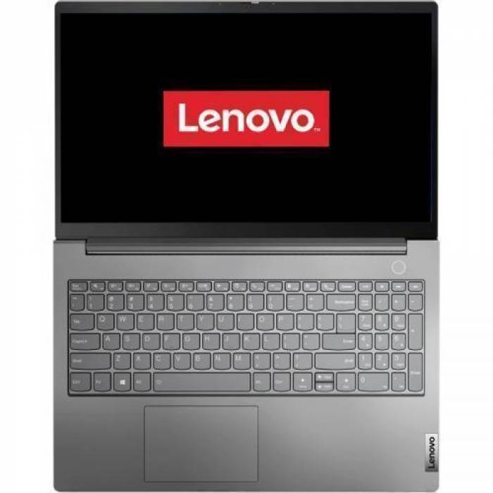 Laptop Lenovo ThinkBook 15 G3 ACL, AMD Ryzen 5 5600U, 15.6inch, RAM 16GB, SSD 512GB, AMD Radeon RX Vega 7, Windows 11 Pro, Mineral Gray