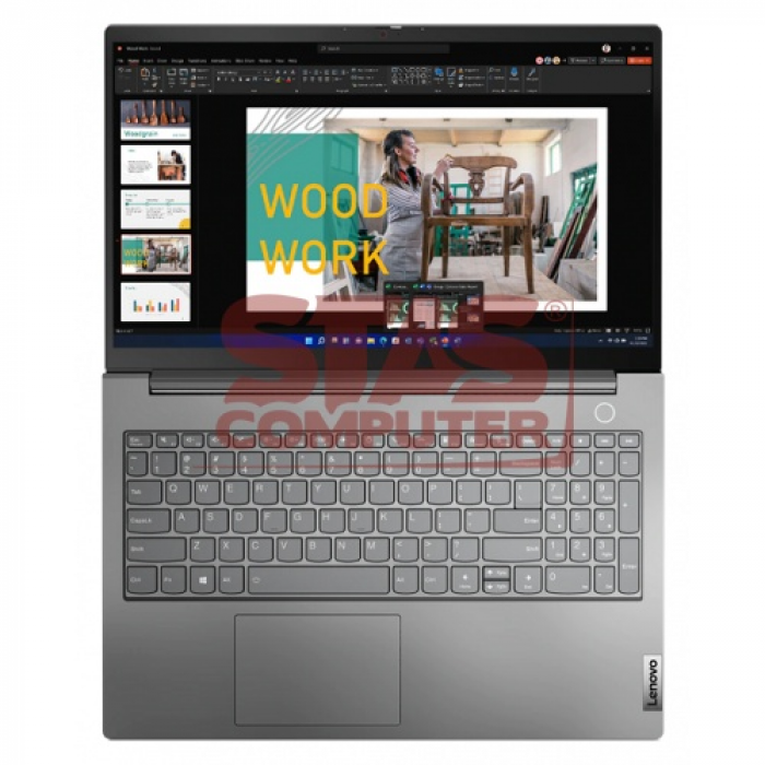 Laptop Lenovo ThinkBook 15 G4 IAP, Intel Core i3-1215U, 15.6inch, RAM 8GB, SSD 256GB, Intel UHD Graphics, Windows 11 Pro Educational, Mineral Grey