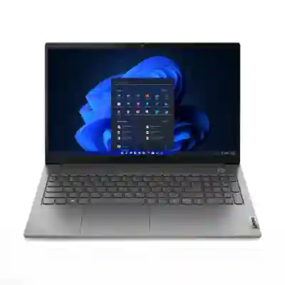 Laptop Lenovo ThinkBook 15 G4 IAP, Intel Core i7-1255U, 15.6inch, RAM 16GB, SSD 1TB, Intel Iris Xe Graphics, NO OS, Mineral Grey