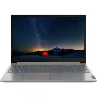 Laptop Lenovo ThinkBook 15-IIL, Intel Core i7-1065G7, 15.6inch, RAM 16GB, SSD 512GB, Intel Iris Plus Graphics, No OS, Mineral Gray