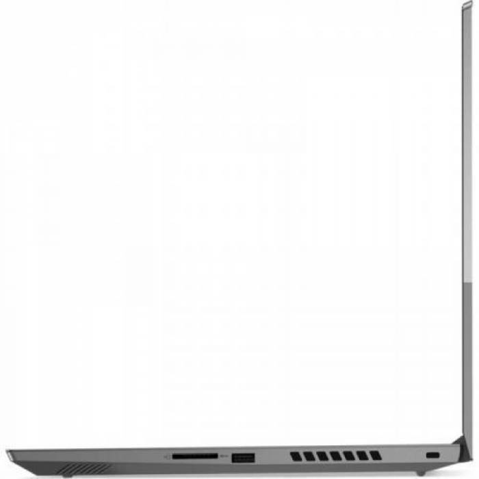 Laptop Lenovo ThinkBook 15p-IMH, Intel Core i7-10750H, 15.6inch, RAM 16GB, SSD 512GB, nVidia GeForce GTX 1650 Ti 4GB, Free Dos, Mineral Grey