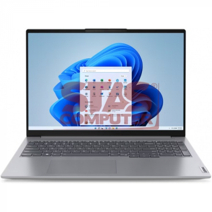 Laptop Lenovo ThinkBook 16 G6 IRL, Intel Core i3-1315U, 16inch, RAM 8GB, SSD 512GB, Intel UHD Graphics, Windows 11 Pro Educational, Arctic Grey