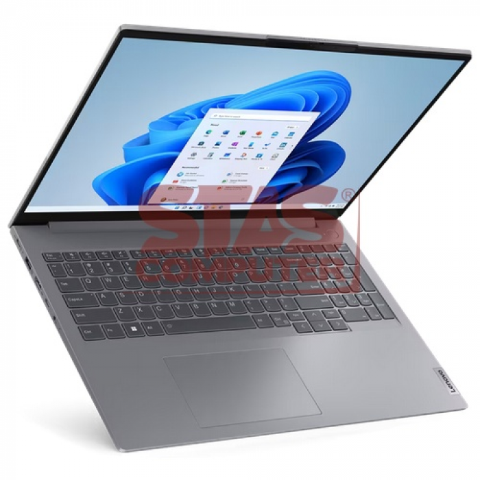 Laptop Lenovo ThinkBook 16 G6 IRL, Intel Core i3-1315U, 16inch, RAM 8GB, SSD 512GB, Intel UHD Graphics, Windows 11 Pro Educational, Arctic Grey