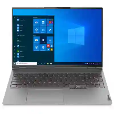 Laptop Lenovo ThinkBook 16P Gen 2 ACH, AMD Ryzen 7 5800H, 16inch, RAM 16GB, SSD 1TB, nVidia GeForce RTX 3060 6GB, Windows 11 Pro, Mineral Grey