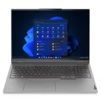 Laptop Lenovo ThinkBook 16P Gen3, AMD Ryzen 5 6600H, 16inch, RAM 16GB, SSD 512GB, nVidia GeForce RTX 3060 6GB, Windows 11 Pro, Mineral Grey