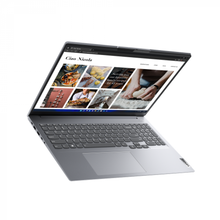 Laptop Lenovo ThinkPad 16 Gen 4+ IAP, Intel Core i7-1260P, 16inch, RAM 32GB, SSD 512GB, Intel Iris Xe Graphics, Windows 11 Pro, Arctic Grey