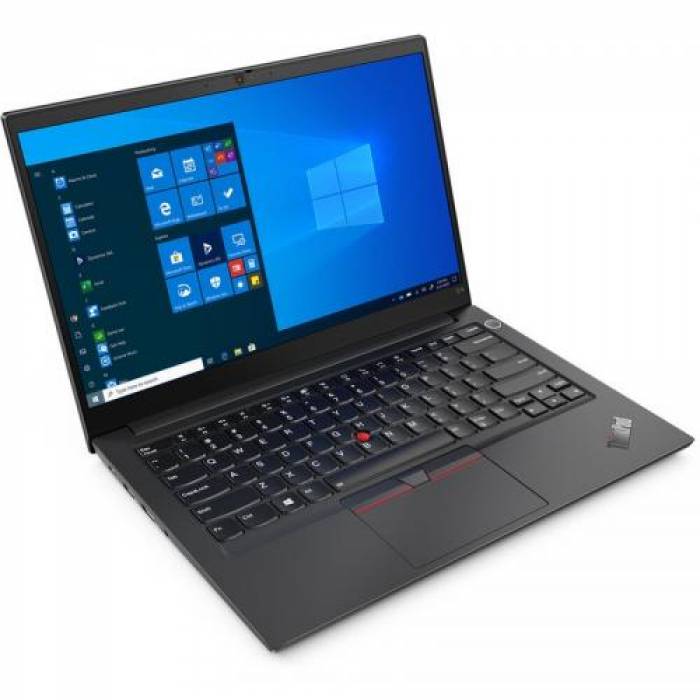 Laptop Lenovo ThinkPad E14 Gen 2, Intel Core i5-1135G7, 14inch, RAM 8GB, SSD 256GB, Intel Iris Xe Graphics, Windows 11 Pro, Black