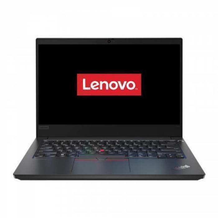 Laptop Lenovo ThinkPad E14 Gen2, Intel Core i7-1165G7, 14inch, RAM 16GB, SSD 512GB, Intel Iris Xe Graphics, Windows 11 Pro, Black