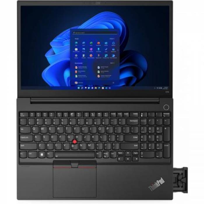 Laptop Lenovo ThinkPad E15 Gen 4, AMD Ryzen 5 5625U, 15.6inch, RAM 16GB, SSD 512GB, AMD Radeon Graphics, Windows 11 Pro, Black