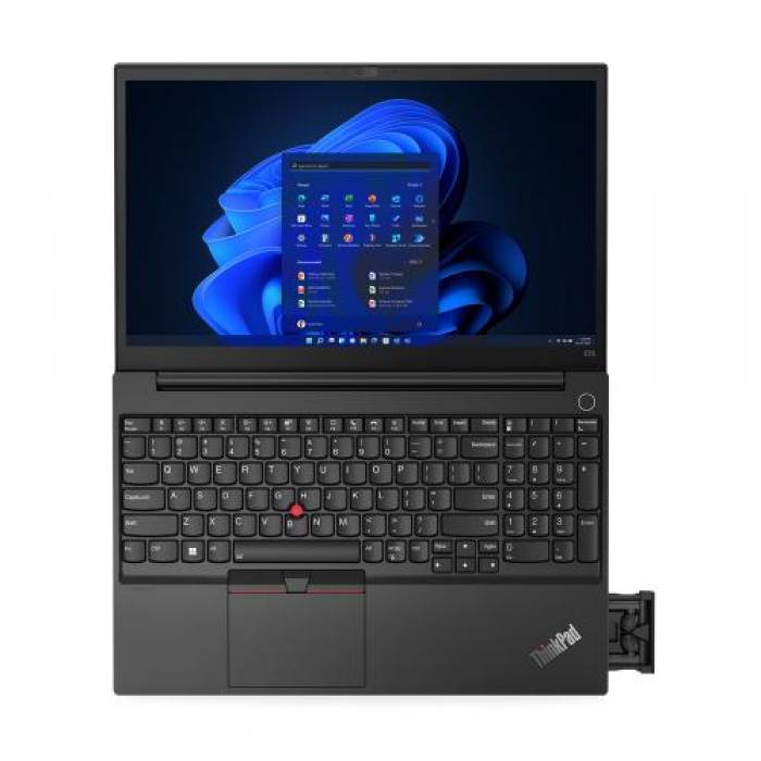 Laptop Lenovo ThinkPad E15 Gen 4, AMD Ryzen 7 5825U, 15.6inch, RAM 16GB, SSD 512GB, AMD Radeon Graphics, Windows 11 Pro, Black