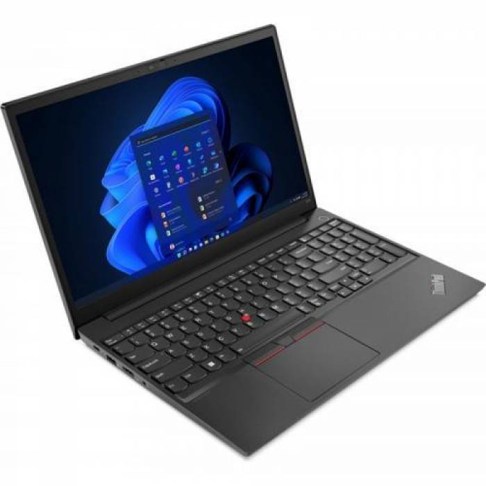 Laptop Lenovo ThinkPad E15 Gen 4, Intel Core i5-1235U, 15.6inch, RAM 16GB, SSD 512GB, Intel Iris Xe Graphics, Windows 11 Pro, Black