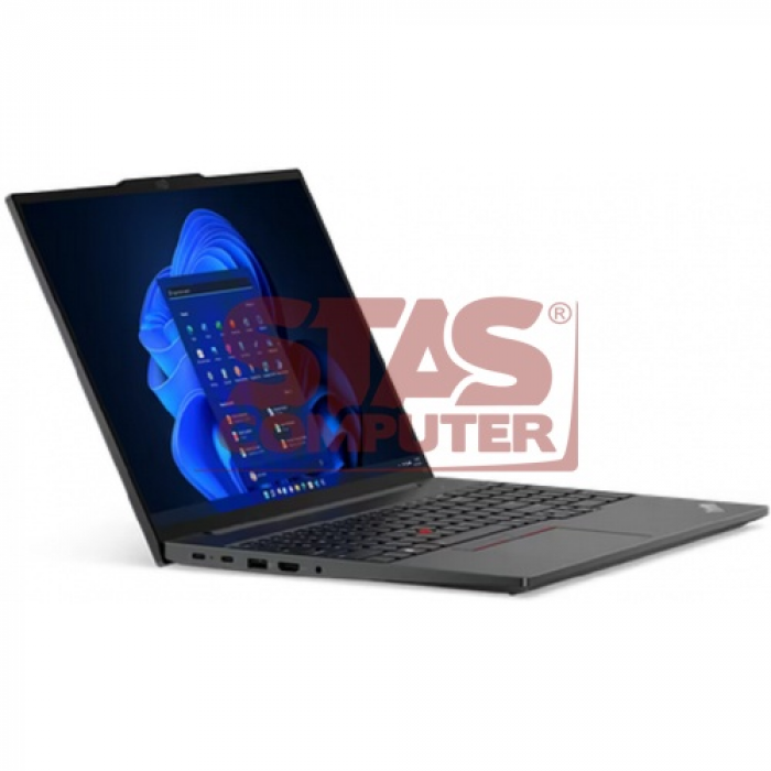 Laptop Lenovo ThinkPad E16 Gen 1, AMD Ryzen 7 7730U, 16inch, RAM 16GB, SSD 512GB, AMD Radeon Graphics, No OS, Graphite Black
