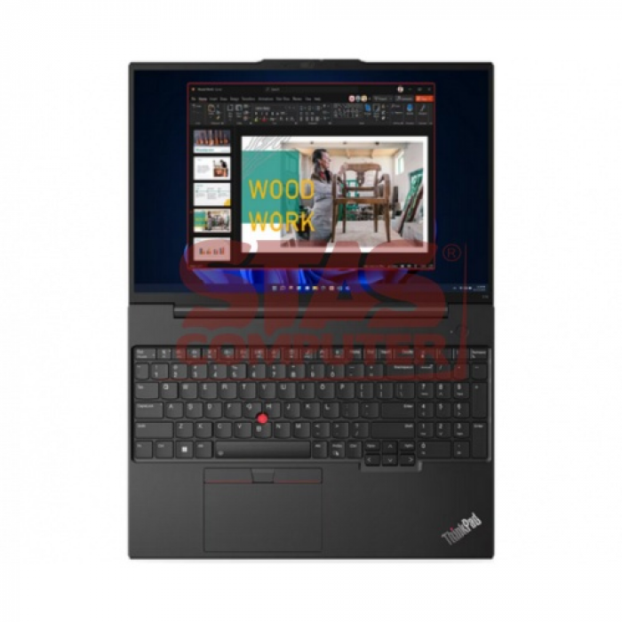 Laptop Lenovo ThinkPad E16 Gen 1, AMD Ryzen 7 7730U, 16inch, RAM 16GB, SSD 512GB, AMD Radeon Graphics, No OS, Graphite Black