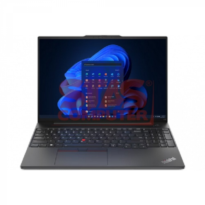 Laptop Lenovo ThinkPad E16 Gen 1, Intel Core i5-1335U, 16inch, RAM 8GB, SSD 512GB, Intel Iris Xe Graphics, No OS, Graphite Black