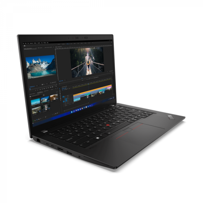 Laptop Lenovo ThinkPad L14 Gen 3, Intel Core i5-1235U, 14inch, RAM 8GB, SSD 512GB, Intel Iris Xe Graphics, Windows 11 Pro, Thunder Black