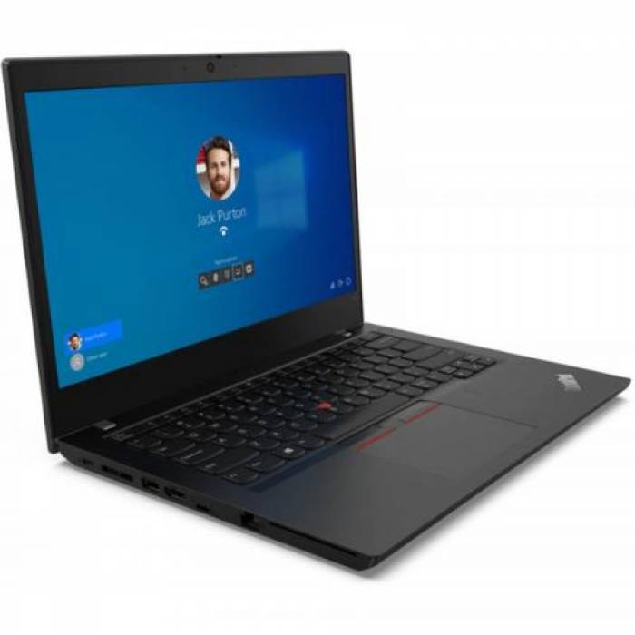 Laptop Lenovo ThinkPad L14 Gen2, Intel Core i5-1135G7, 14inch, RAM 8GB, SSD 512GB, Intel Iris Xe Graphics, Windows 10 Pro, Black