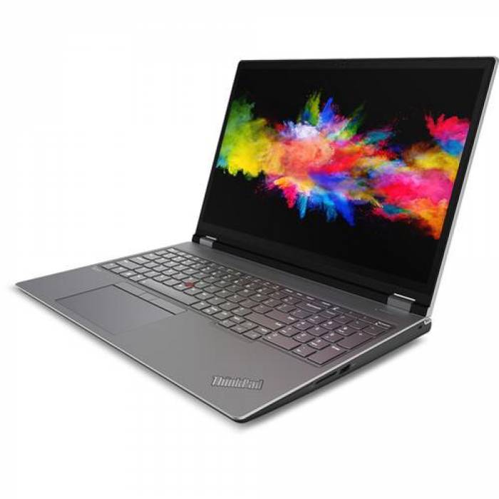 Laptop Lenovo ThinkPad P16 Gen1, Intel Core i7-12800HX, 16inch, RAM 16GB, SSD 512GB, nVidia RTX A2000 8GB, Windows 11 Pro, Storm Grey