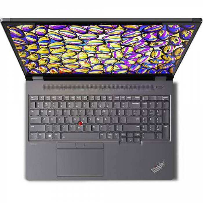 Laptop Lenovo ThinkPad P16 Gen1, Intel Core i7-12800HX, 16inch, RAM 16GB, SSD 512GB, nVidia RTX A2000 8GB, Windows 11 Pro, Storm Grey