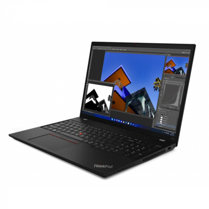 Laptop Lenovo ThinkPad P16s Gen3, Intel Core i7-1260P, 16inch, RAM 16GB, SSD 512GB, nVidia Quadro T550 4GB, Windows 11, Black