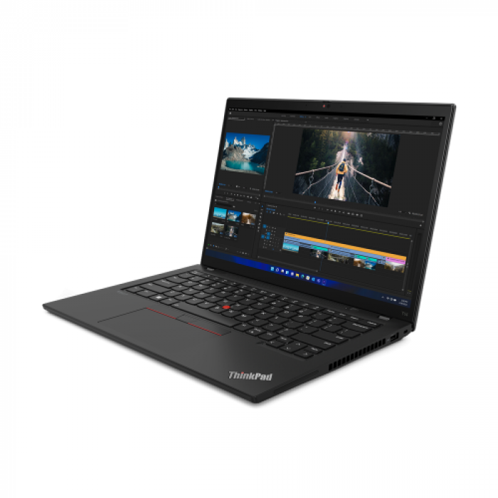 Laptop Lenovo ThinkPad T14 G3, Intel Core i7-1260P, 14inch, RAM 16GB, SSD 512GB, Intel Iris Xe Graphics, Windows 11 Pro, Thunder Black