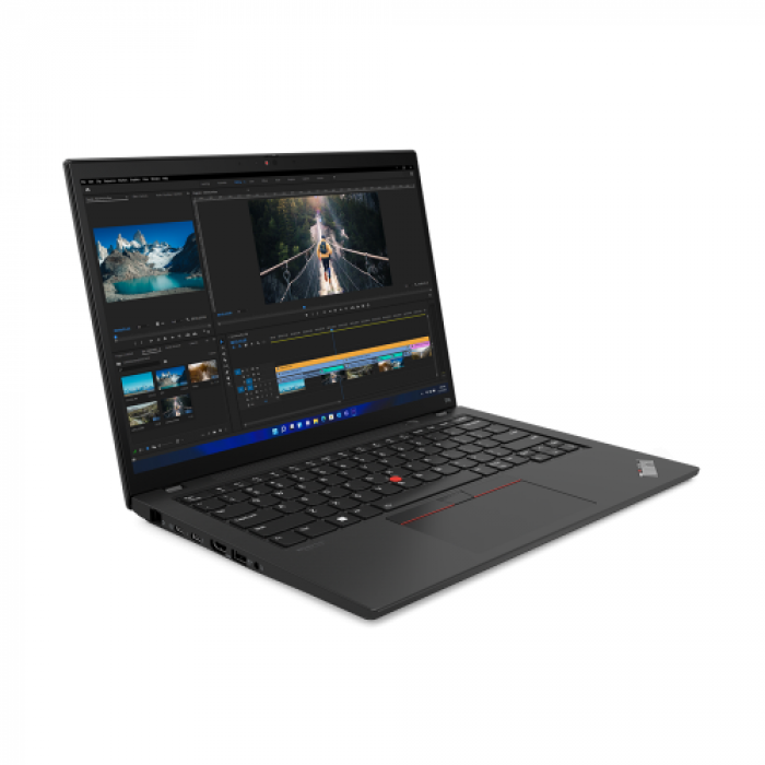 Laptop Lenovo ThinkPad T14 G3, Intel Core i7-1260P, 14inch, RAM 16GB, SSD 512GB, Intel Iris Xe Graphics, Windows 11 Pro, Thunder Black