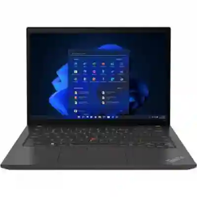 Laptop Lenovo ThinkPad T14 Gen 3, Intel Core i7-1260P, 14inch, RAM 16GB, SSD 512GB, Intel Iris Xe Graphics, Windows 11 Pro, Thunder Black