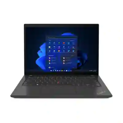 Laptop Lenovo ThinkPad  T14 Gen 3, Intel Core i7-1260P, 14inch, RAM 32GB, SSD 1TB, nVidia GeForce MX550 2GB, Windows 11 Pro, Thunder Black