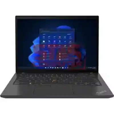 Laptop Lenovo ThinkPad T14 Gen 4, Intel Core i-1355U, 14inch, RAM 16GB, SSD 512GB, Intel Iris Xe Graphics, Windows 11 Pro, Thunder Black