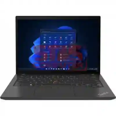 Laptop Lenovo ThinkPad T14 Gen 4, Intel Core i5-1335U, 14inch, RAM 16GB, SSD 512GB, Intel Iris Xe Graphics, Windows 11 Pro, Thunder Black