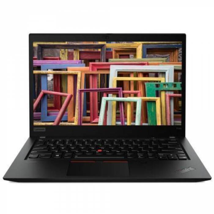 Laptop Lenovo ThinkPad T14 Gen2, Intel Core i5-1135G7, 14inch, RAM 16GB, SSD 512GB, Intel Iris Xe Graphics, Windows 10 Pro, Black