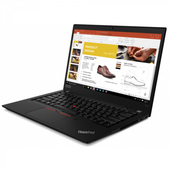 Laptop Lenovo ThinkPad T14s Gen1, AMD Ryzen 5 PRO 4650U, 14inch, RAM 16GB, SSD 512GB, AMD Radeon Graphics, Windows 10 PRO, Black