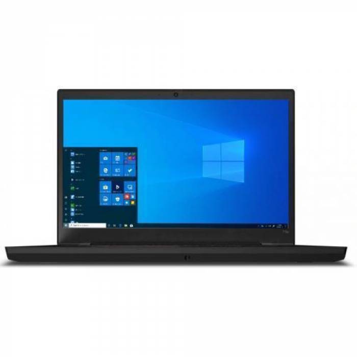 Laptop Lenovo ThinkPad T15p Gen1, Intel Core i7-10750H, 15.6inch, RAM 32GB, SSD 512GB, nVidia GeForce GTX 1050 3GB, Free DOS, Black