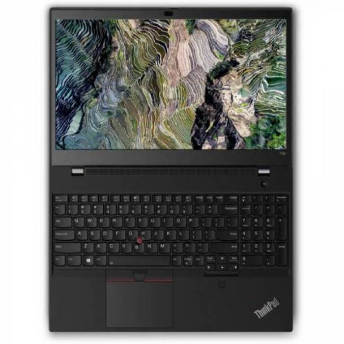 Laptop Lenovo ThinkPad T15p Gen1, Intel Core i7-10750H, 15.6inch, RAM 32GB, SSD 512GB, nVidia GeForce GTX 1050 3GB, Free DOS, Black
