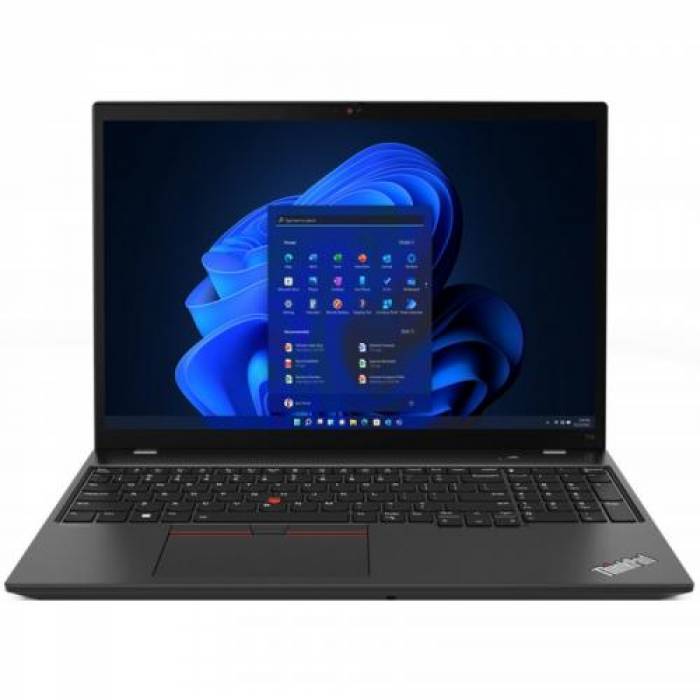 Laptop Lenovo ThinkPad T16 Gen 1, Intel Core i7-1255U, 16inch, RAM 16GB, SSD 1TB, Intel Iris Xe Graphics, Windows 11 Pro, Thunder Black