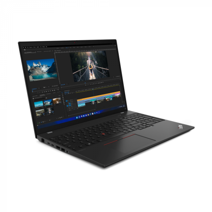 Laptop Lenovo ThinkPad T16 Gen 1, Intel Core i7-1260P, 16inch, RAM 16GB, SSD 512GB, Intel Iris Xe Graphics, Windows 11 Pro, Thunder Black