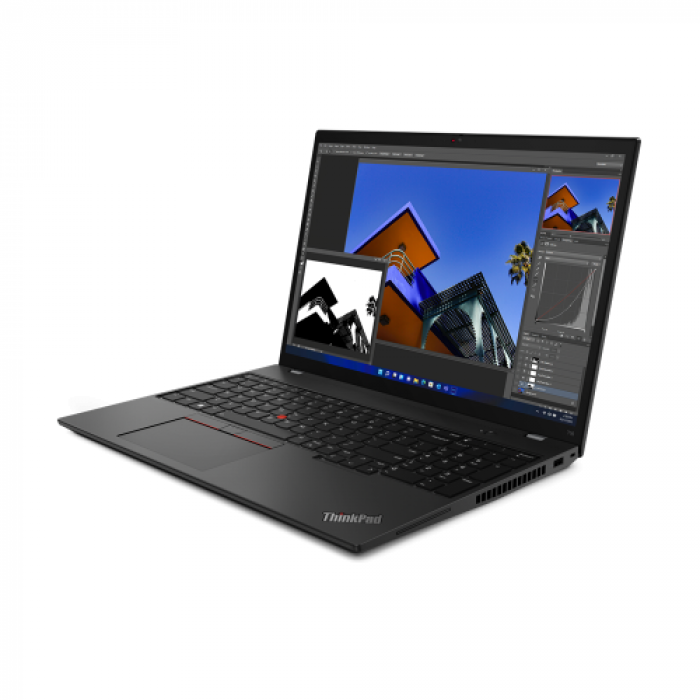 Laptop Lenovo ThinkPad T16 Gen 1, Intel Core i7-1260P, 16inch, RAM 16GB, SSD 512GB, Intel Iris Xe Graphics, Windows 11 Pro, Thunder Black