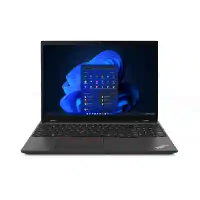 Laptop Lenovo ThinkPad T16 Gen 1, Intel Core i7-1260P, 16inch, RAM 16GB, SSD 512GB, Intel Iris Xe Graphics, Windows 11 Pro, Thunder Black