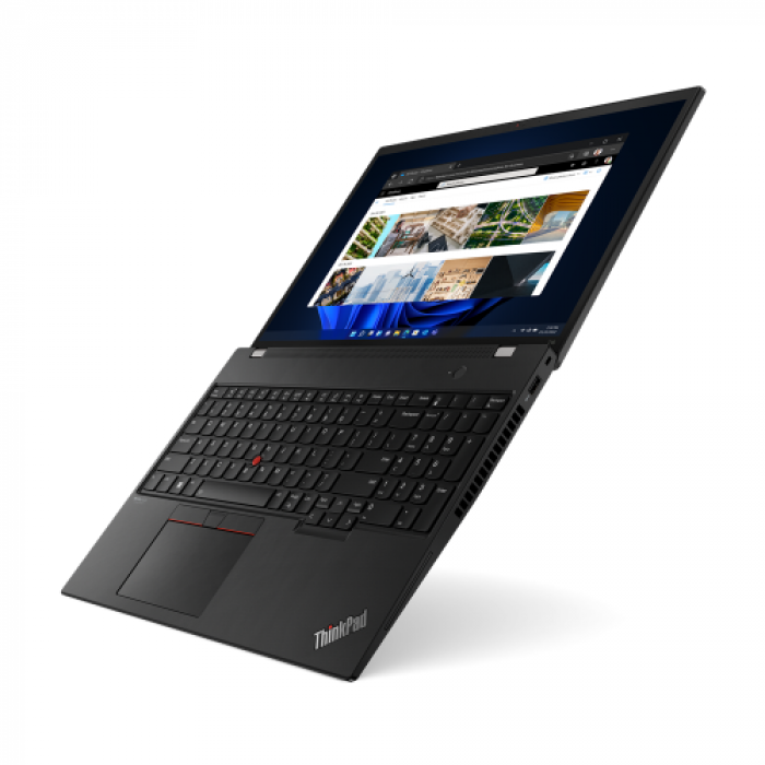 Laptop Lenovo ThinkPad T16 Gen 1, Intel Core i7-1260P, 16inch, RAM 16GB, SSD 512GB, nVidia GeForce MX550 2GB, Windows 11 Pro, Thunder Black