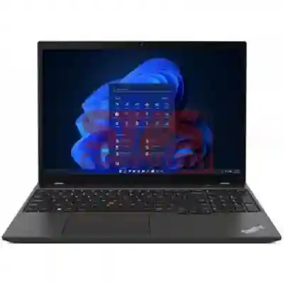 Laptop Lenovo ThinkPad T16 Gen 2, Intel Core i5-1335U, 16inch, RAM 16GB, SSD 512GB, Intel Iris Xe Graphics, Windows 11 Pro, Thunder Black