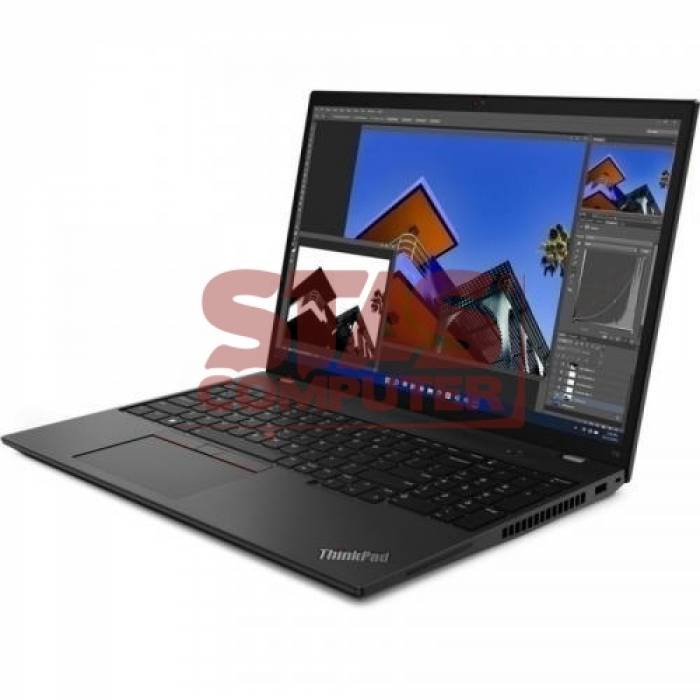 Laptop Lenovo ThinkPad T16 Gen 2, Intel Core i5-1335U, 16inch, RAM 16GB, SSD 512GB, Intel Iris Xe Graphics, Windows 11 Pro, Thunder Black