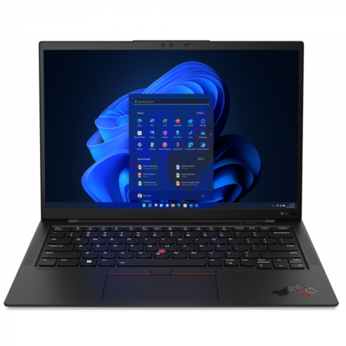 Laptop Lenovo ThinkPad X1 Carbon 10th Gen, Intel Core i7-1260P, 14inch, RAM 16GB, SSD 512GB, Intel Iris Xe Graphics, Windows 11 Pro, Black