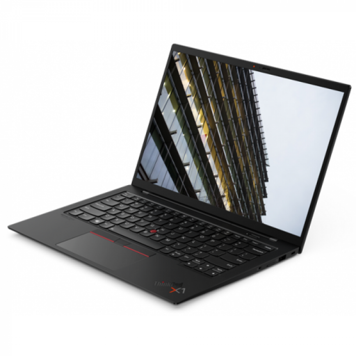 Laptop Lenovo ThinkPad X1 Carbon 9th Gen, Intel Core i7-1165G7, 14inch, RAM 16GB, SSD 512GB, Intel Iris Xe Graphics, 4G LTE, Windows 10 Pro, Black