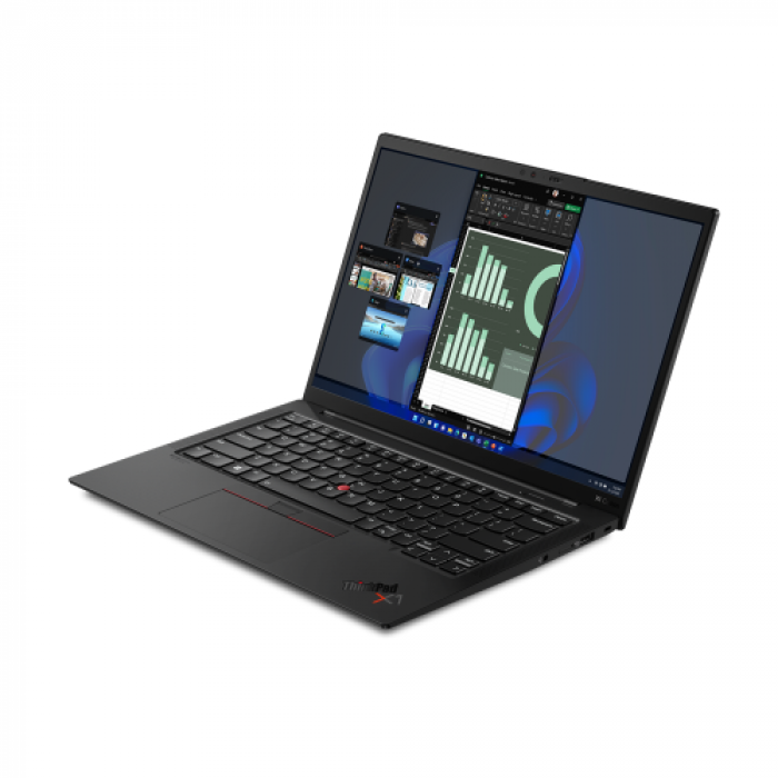 Laptop Lenovo ThinkPad X1 Carbon Gen 10, Intel Core i7-1255U, 14inch, RAM 16GB, SSD 1TB, Intel Iris Xe Graphics, Windows 11 Pro, Weave Black