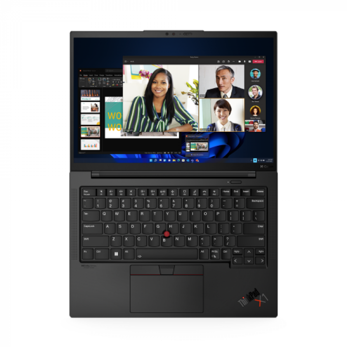 Laptop Lenovo ThinkPad X1 Carbon Gen 10, Intel Core i7-1260P, 14inch, RAM 32GB, SSD 1TB, Intel Iris Xe Graphics, Windows 11 Pro, Weave Black